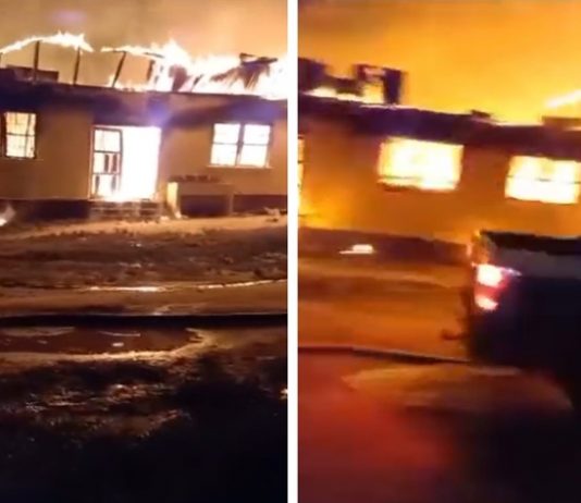 गयाना इथं एका शाळेत लागलेल्या आगीत १९ विद्यार्थांचा मृत्यू