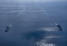 भारतीय नौदलाच्या आयएनएस सातपुडा आणि आयएनएस दिल्ली युद्धनौका आसियान भारत सागरी सरावात सहभागी