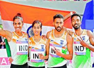 आशियाई ऍथलेटिक्स स्पर्धेत भारताने तीन पदके मिळवली