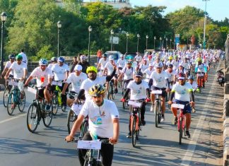 जी-२० बैठकीच्या पार्श्वभूमीवर सायकल फेरीचे आयोजन