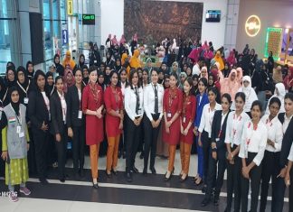 संपूर्णपणे महिलांनी परिचालन केलेल्या पहिल्या भारतीय हज विमानाचं कोझिकोड ते सौदी अरेबियातल्या जेद्दाहपर्यंत यशस्वीरित्या उड्डाण