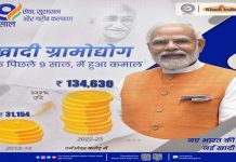 खादी ग्रामोद्योग आयोगानं १ लाख ३४ हजार कोटी रुपये उलाढालीचा टप्पा ओलांडला
