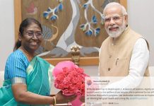 राष्ट्रपती द्रौपदी मूर्मु यांच्या वाढदिवसानिमित्त प्रधानमंत्री नरेंद्र मोदी यांनी दिल्या शुभेच्छा