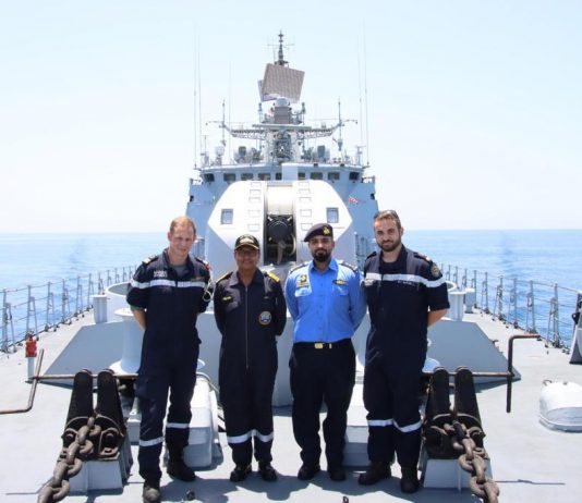 पहिला भारत-फ्रान्स-यूएई सागरी संयुक्त सराव