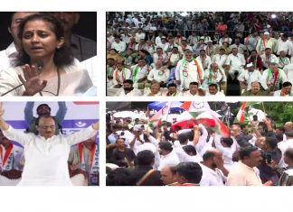 राष्ट्रवादी काँग्रेसच्या दोन्ही गटांचं शक्तिप्रदर्शन सुरु