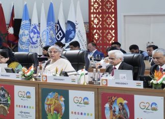 जागतिक आव्हानांचा सामना करण्यासाठी आर्थिक सहकार्य करण्याचं केंद्रीय अर्थमंत्र्यांचं जी २० देशांना आवाहन