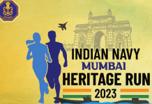 भारतीय नौदलाकडून 6500 हून अधिक सहभागींसह दुसऱ्या मुंबई हेरिटेज रनचे आयोजन