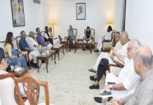 राज्यसभेचे अध्यक्ष जगदीप धनखड यांनी घेतली सर्वपक्षीय बैठक