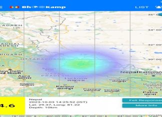 नेपाळमध्ये झालेल्या दोन भूकंपांमुळे राजधानी दिल्लीसह देशाच्या उत्तर भागाला मोठे हादरे