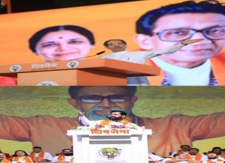 शिवसेनेच्या दोन्ही गटांच्या दसरा मेळाव्यात आरोप प्रत्यारोपांच्या फैरी