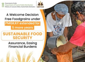 81.35 कोटी लाभार्थ्यांना पाच वर्षांसाठी मोफत अन्नधान्य : केंद्रीय मंत्रिमंडळाचा निर्णय