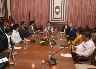 महाराष्ट्र इंटरनॅशनल रोजगार सुविधा केंद्राला सहकार्यासाठी कौशल्य विकास मंत्री मंगल प्रभात लोढा यांची अमेरिकन शिष्टमंडळाशी चर्चा