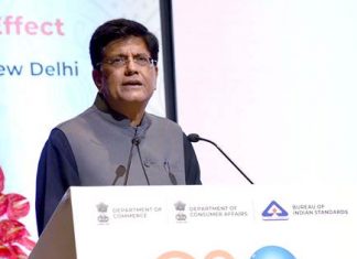 भारतीय ग्राहकांकडून आता उच्च दर्जाच्या वस्तू आणि सेवांची मागणी : पीयूष गोयल