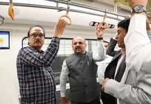 उपमुख्यमंत्री अजित पवार यांचा सिताबर्डी ते खापरी मेट्रो प्रवास