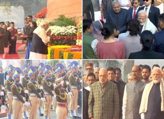 देशाच्या संसदेवर झालेल्या दहशतवादी हल्ल्यात बलिदान देणाऱ्या शहिदांना आज देशभरातून श्रद्धांजली