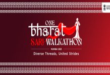 साडीची विविध रुपं दर्शवणाऱ्या एक भारत साडी वॉकेथॉनचं मुंबईत आयोजन