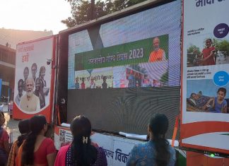 जिल्ह्यातील नगरपरिषद क्षेत्रात विकसित भारत संकल्प यात्रेचा शुभारंभ